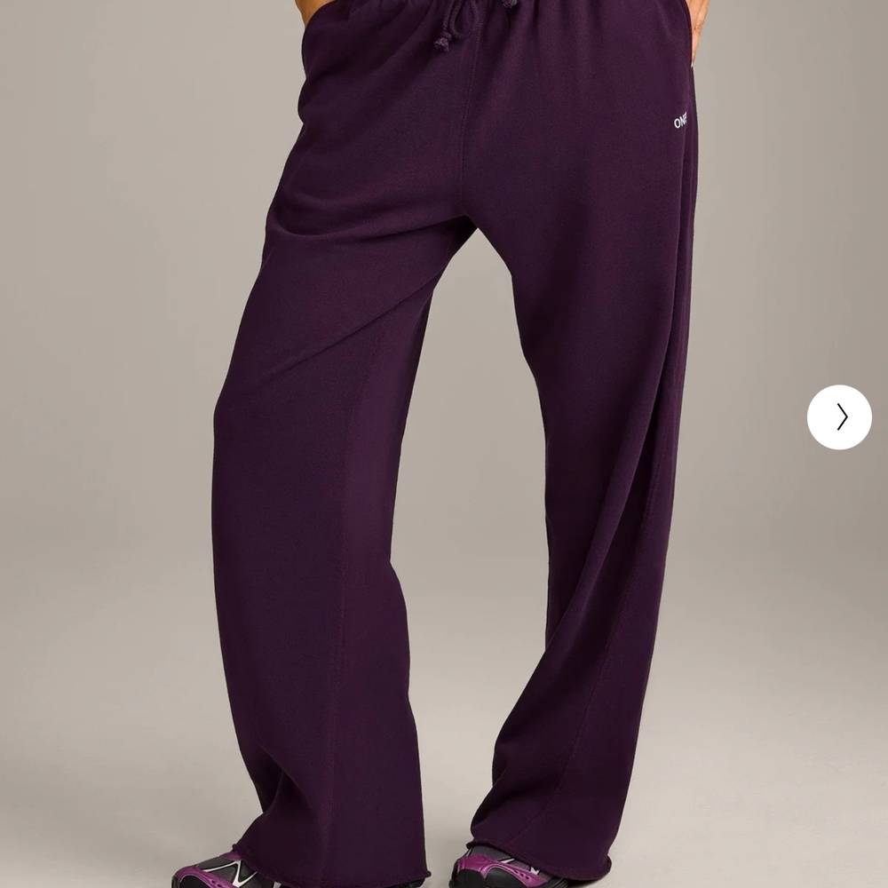 SOLD NWT Oner Active Raw Cut Lounge Wide Leg Joggers
